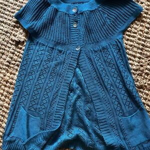 Elegant Blue Women's Sweater